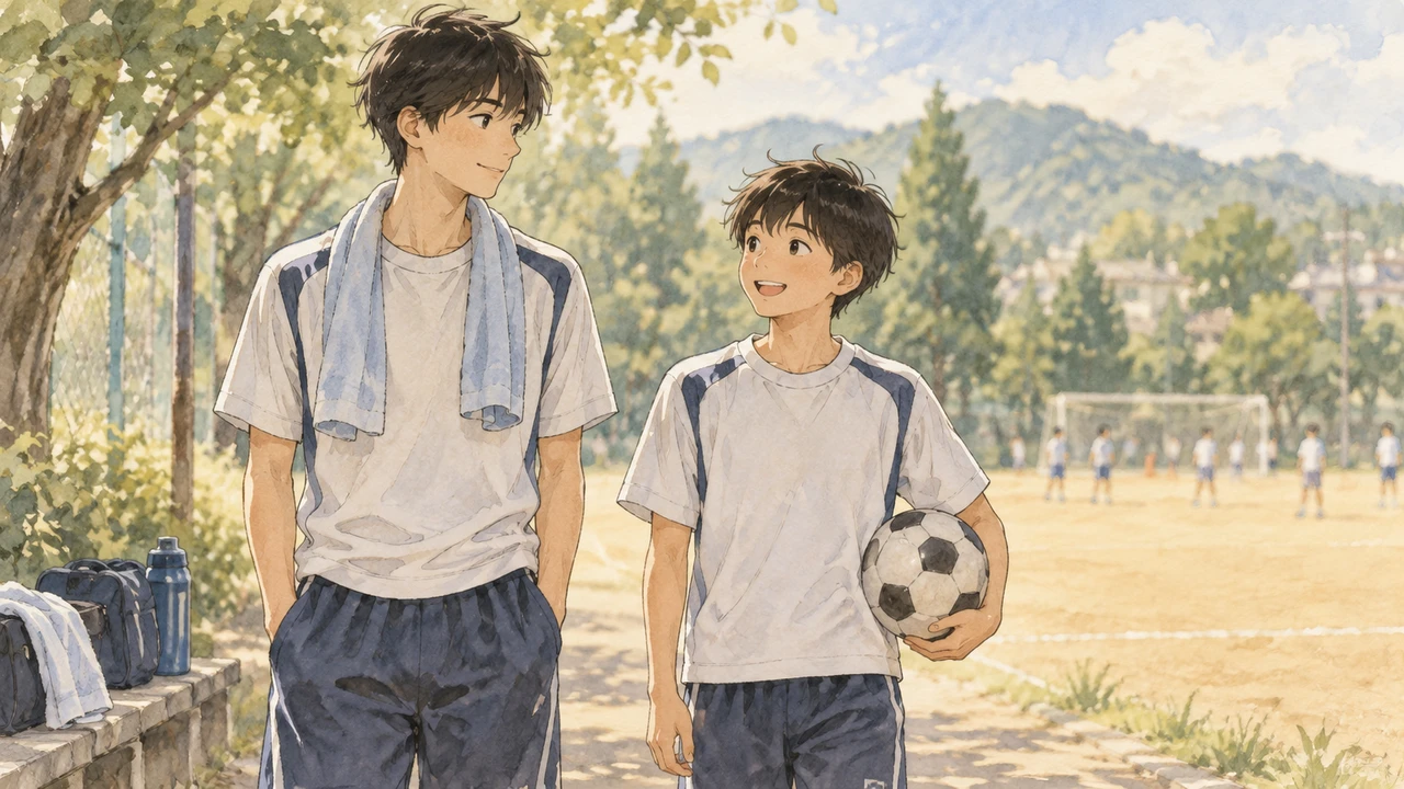 同じ年代でも体格が異なる中学生(イラスト)
